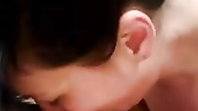 Uzbek mature woman gives a sensual blowjob to her husband